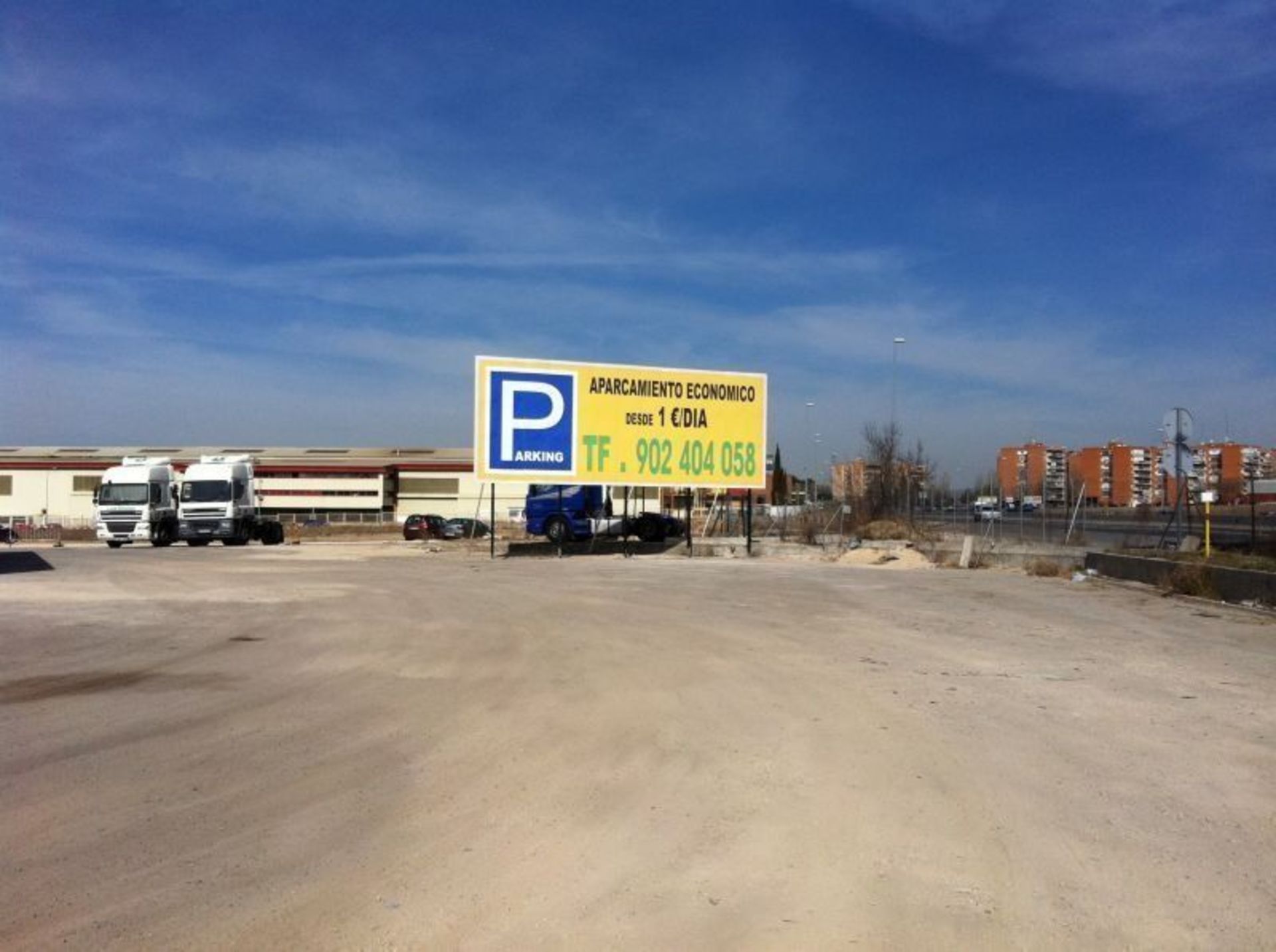 Proyecto de apertura de parking descubierto en Fuenlabrada